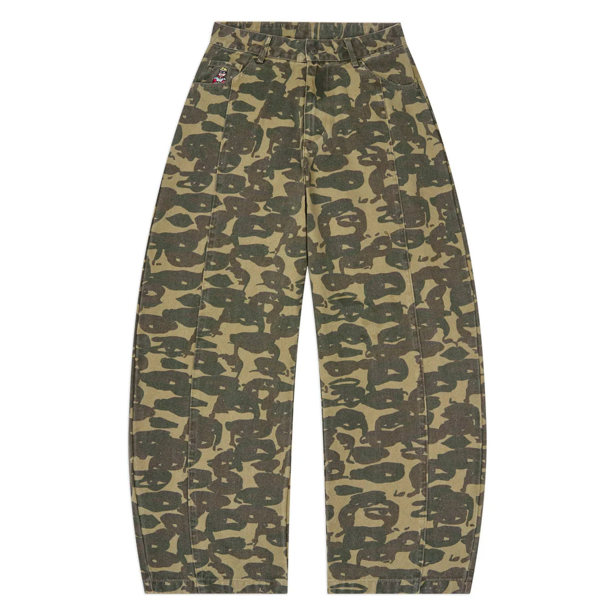 Kidsuper Face Camo Wide Leg Jean