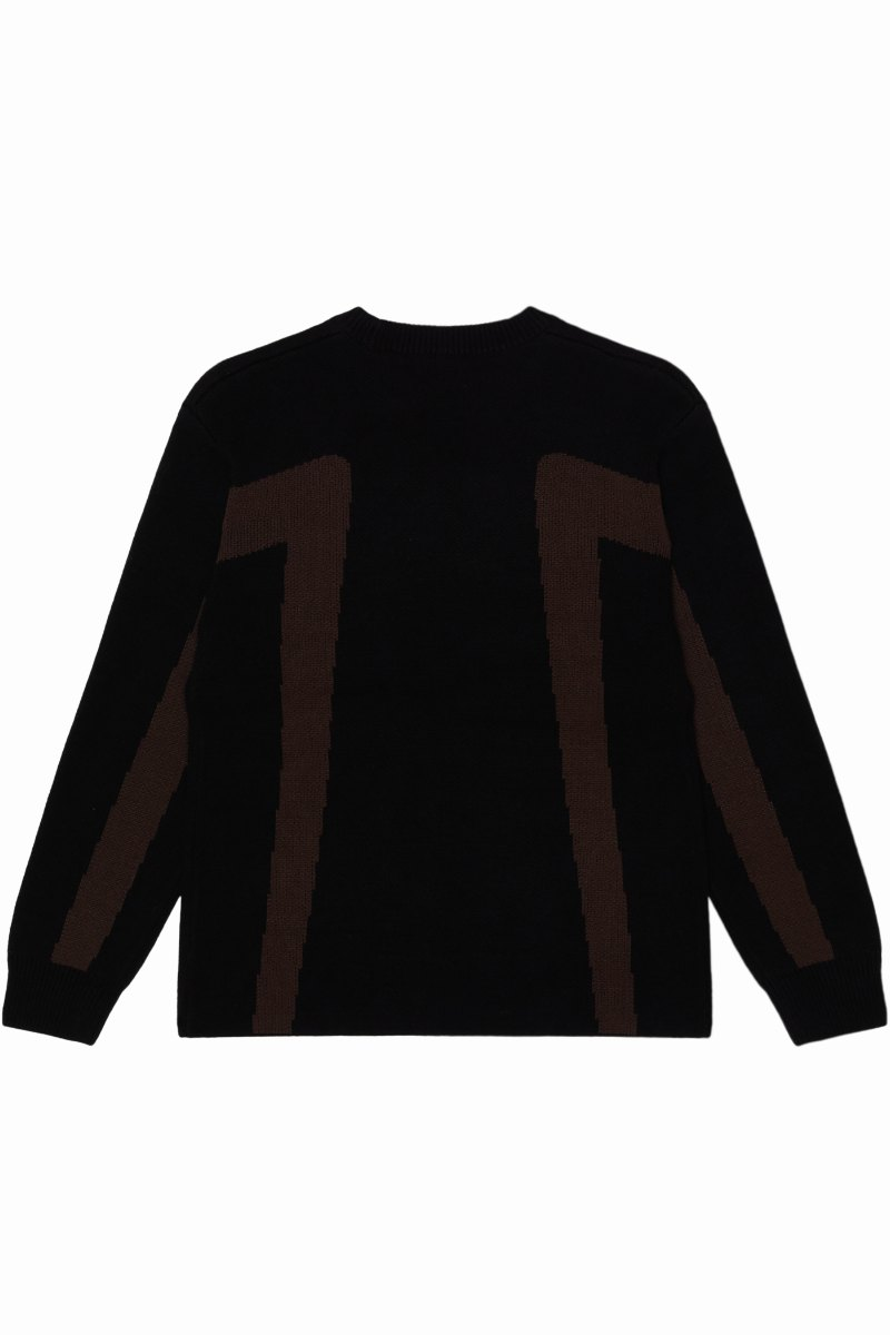 OBEY BRANN SWEATER Digital Black