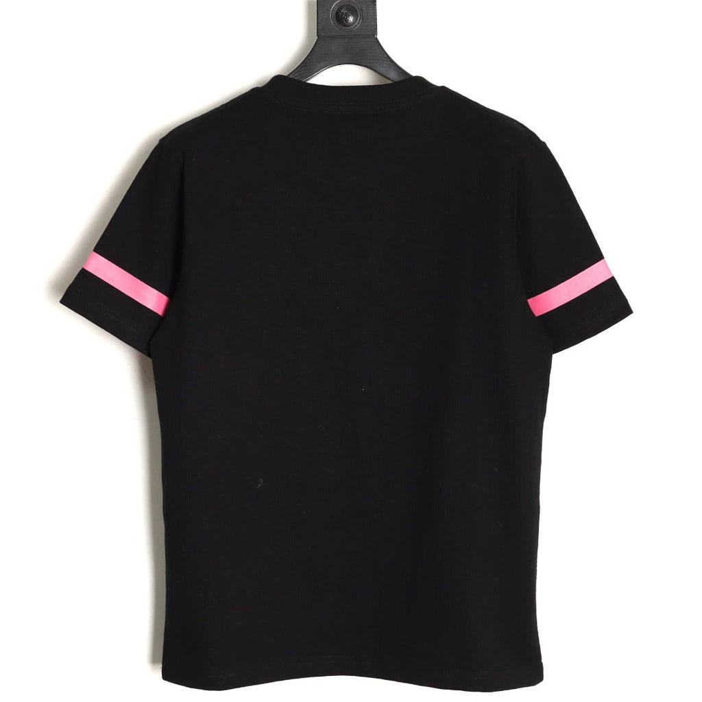 Dior 47 Gradient-Style Lettering Short-Sleeve T-Shirt - Black